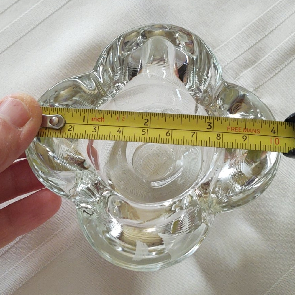 Heavy crystal small , 2 size candle holders💮 - Picture 7 of 8